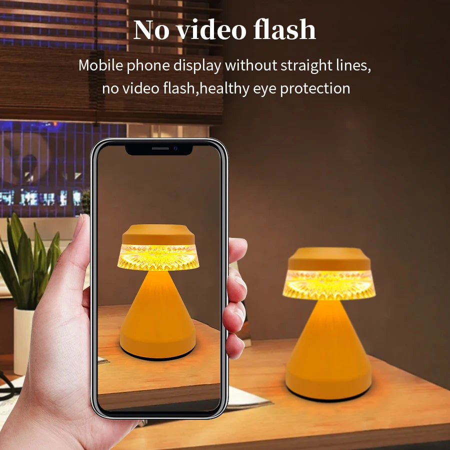 Minimalist Nordic Mushroom LED Desk Lamp Touch Dimming Bedhead Night Light Reading Light Restaurant Bedroom Decorative Lighting