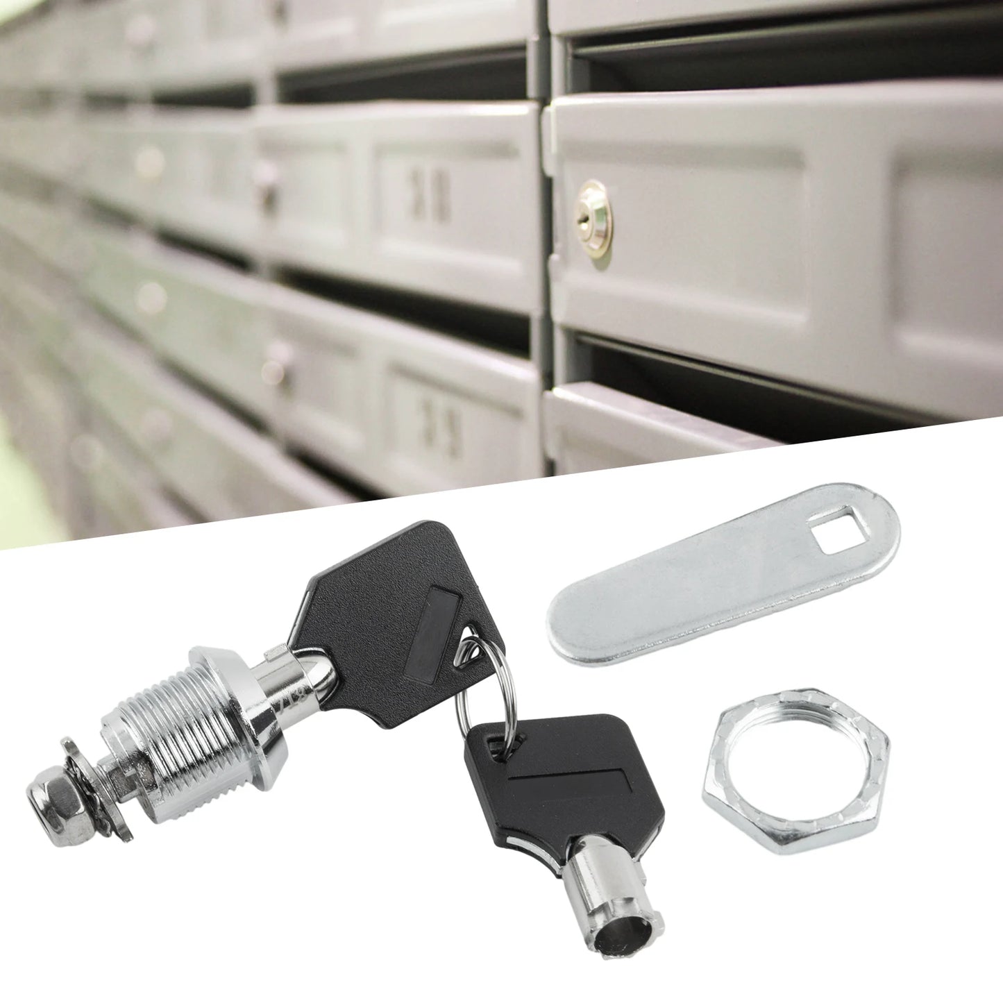 Cylinder Locks Door Cabinet Mailbox Padlock Drawer Cupboard Box Lock With 2 Keys Cam Locks For Furniture Hardware 16/20/25/30mm