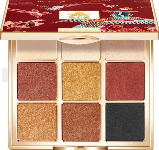 CATKIN Dreamworld Eyeshadow Palette Makeup, Matte Shimmer 9 Colors, Highly Pigmented, Creamy Texture Natural Bronze Neutral