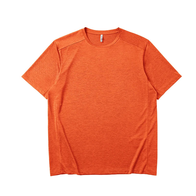 2026 New Quick Drying T-shirt for Men's Outdoor Sports, Moisture Wicking and Cool Short Sleeved Top for Summer