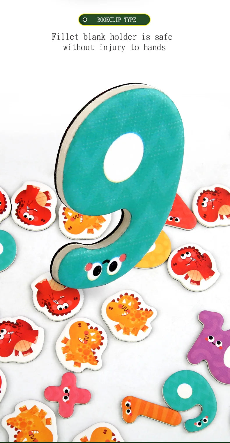 Children's math enlightenment teaching aids, number decomposition, addition and subtraction toys, educational magnetic puzzle