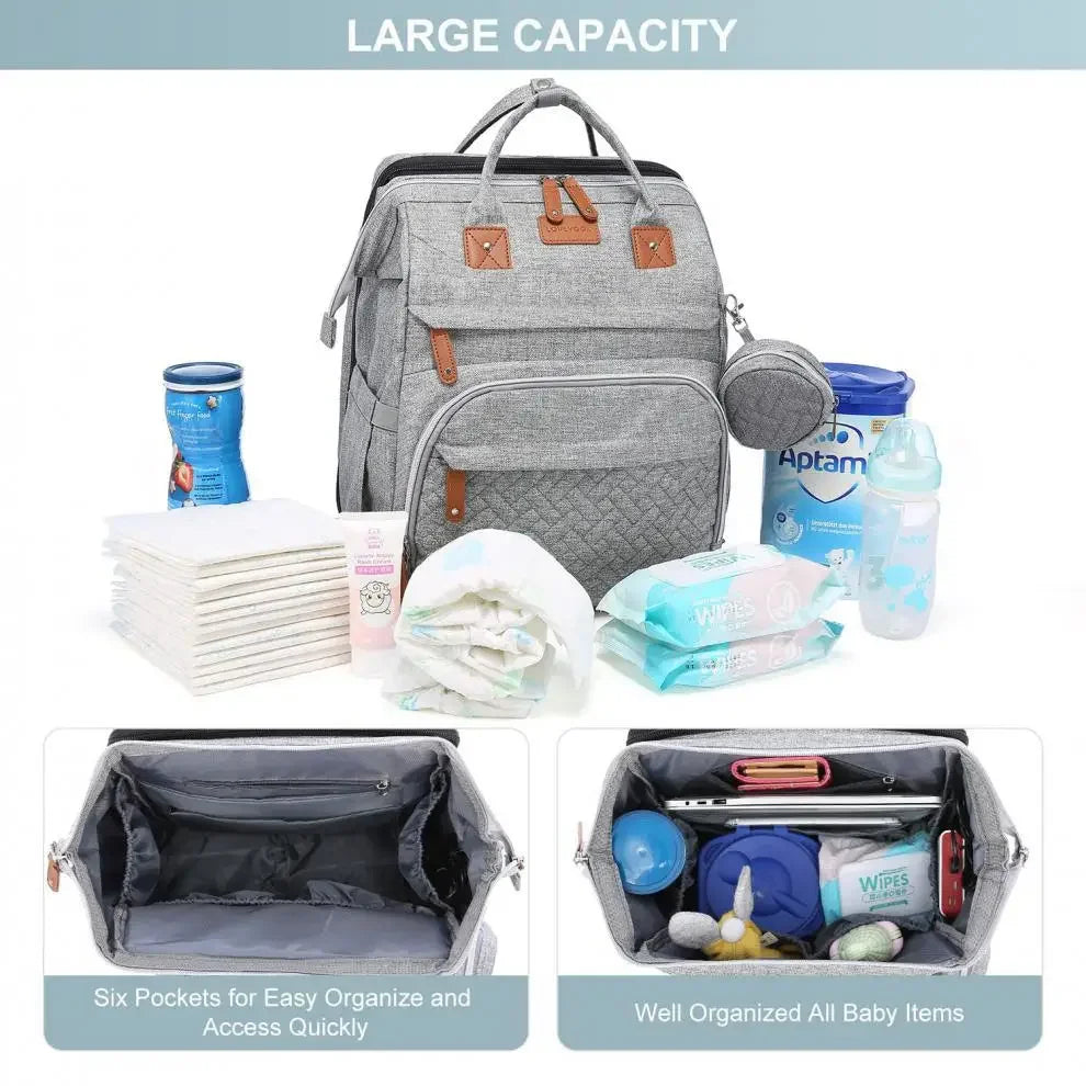 New Baby Diaper Bag Nappy Stroller Bags For Baby Maternity Bag Backpacks Crib Newborn Mommy Bag Changing Table Baby Bags For Mom