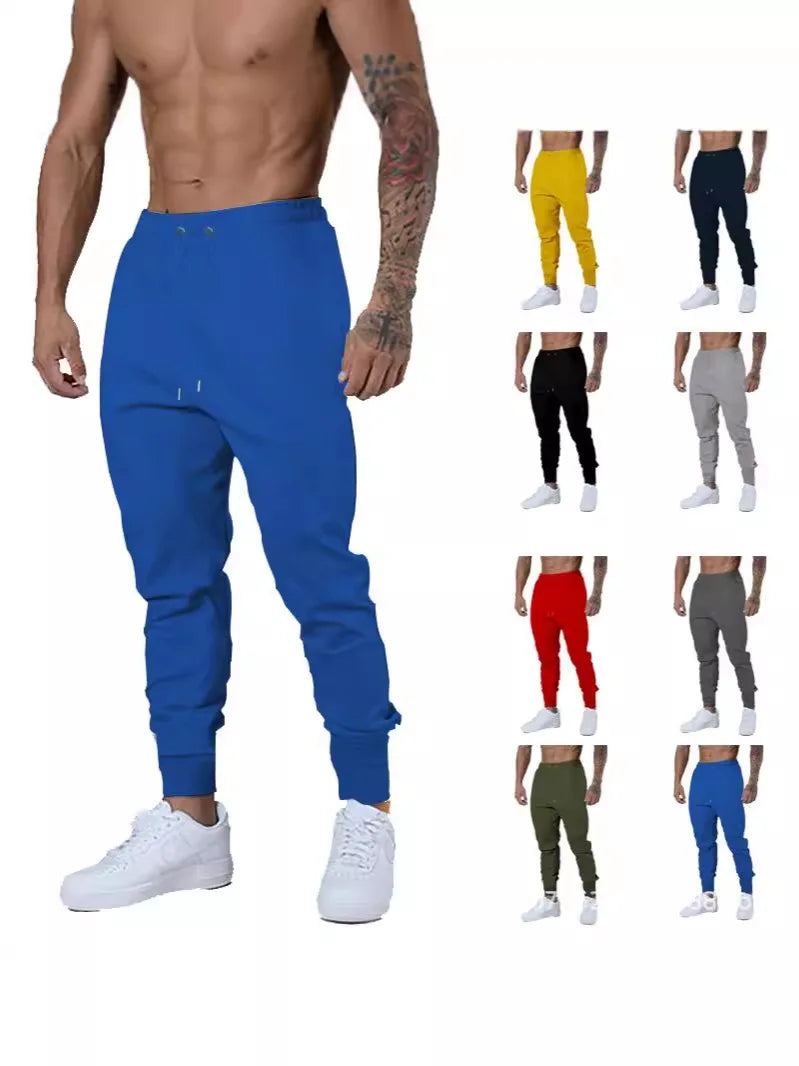Men's Clothing 2025 Four Seasons Men's Leggings Trousers Casual Pants