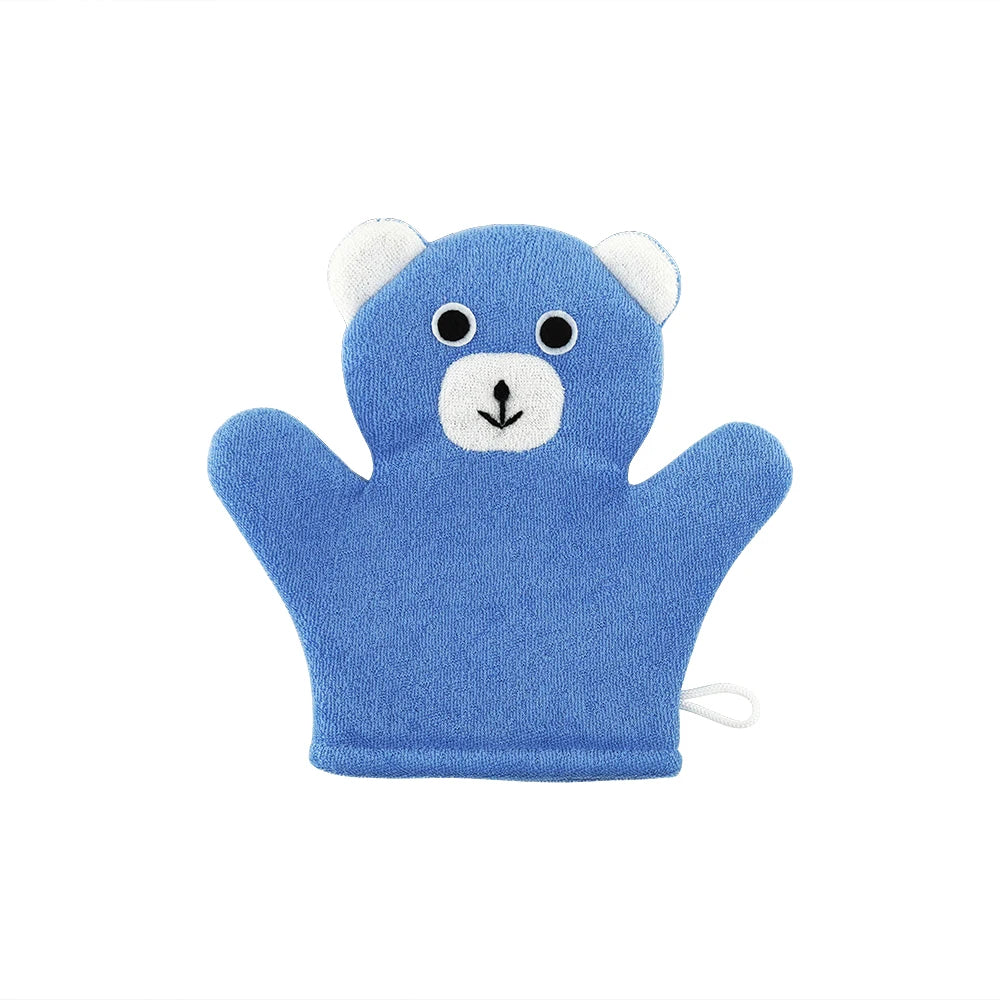 Baby Bath Mitt Washcloths Gloves Duck Toddler Soft Washcloths for Kids Designed in Cute Animal Towel Gentle Scrub for Baby