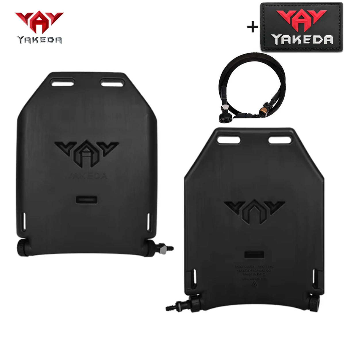 YAKEDA Hunting Vest 1.75L Integrated Water Bag Insert Board with Water Delivery Hose Made of Hard and Lightweight Material