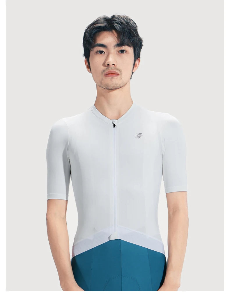 LAMEDA Cycling Jersey Man Summer Jersey MTB Anti-UV Bike Short Sleeve with 3 Pockets Men's Bicycle Riding Shirt Sports Clothing