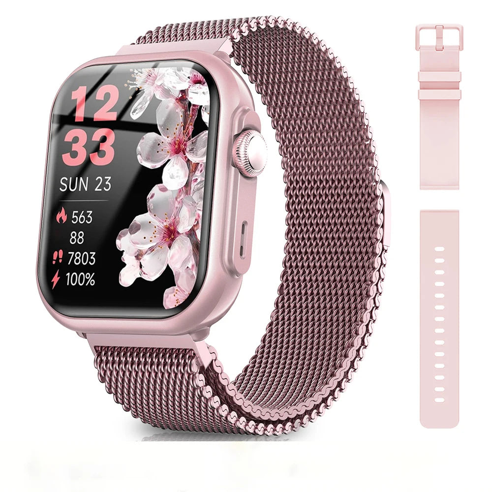 Viiray Fitness Smart Watch for Men and Women, Bluetooth Call, SpO2 Sleep Heart Rate Monitor,Fitness Tracker, IOS and Android