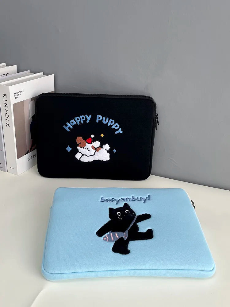 Cute Laptop Sleeves Carring Case 13 13.6 15 15.6 Inch Computer Bags for Macbook airM1 13.3 PRO14 15 Inch ASUS HP Liner Sleeve