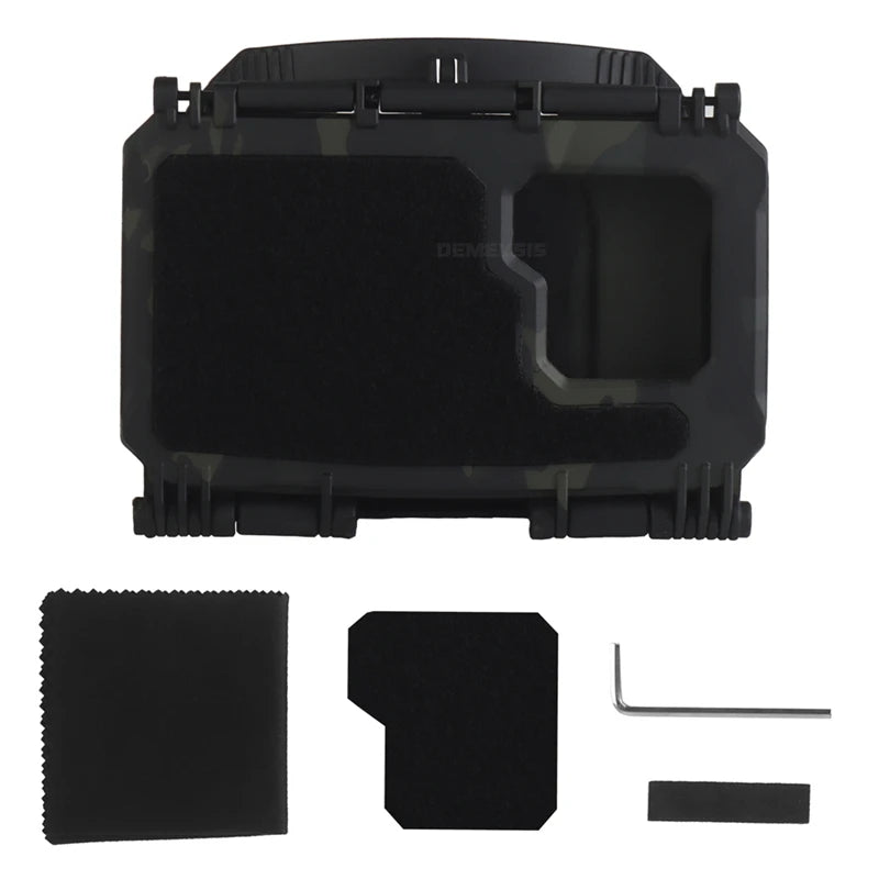 Tactical MOLLE Mobile Phone Box V2 Sport Chest Rig Hunting Vest Navigation Board Instant Equipment  Front Panel Phone Holder