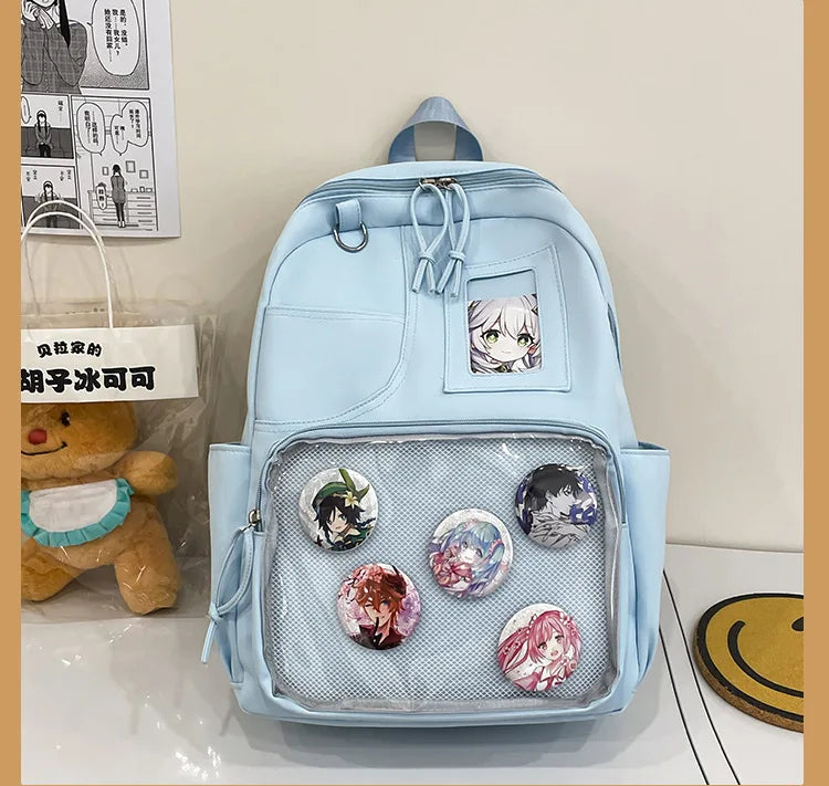 Japanese College Style Fashionable Backpack for Students Large Capacity Backpack for Women Highvalue Outdoor Backpack