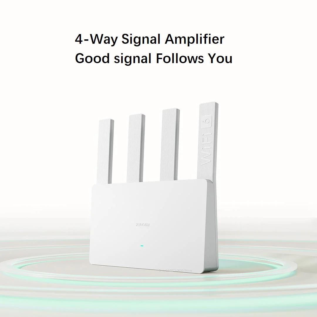 Xiaomi Router AX3000E WiFi 6 3000Mbps Dual-Band Gigabit Qualcomm Chip Dual WAN Ports 256MB Large Memory Mesh Networking CN