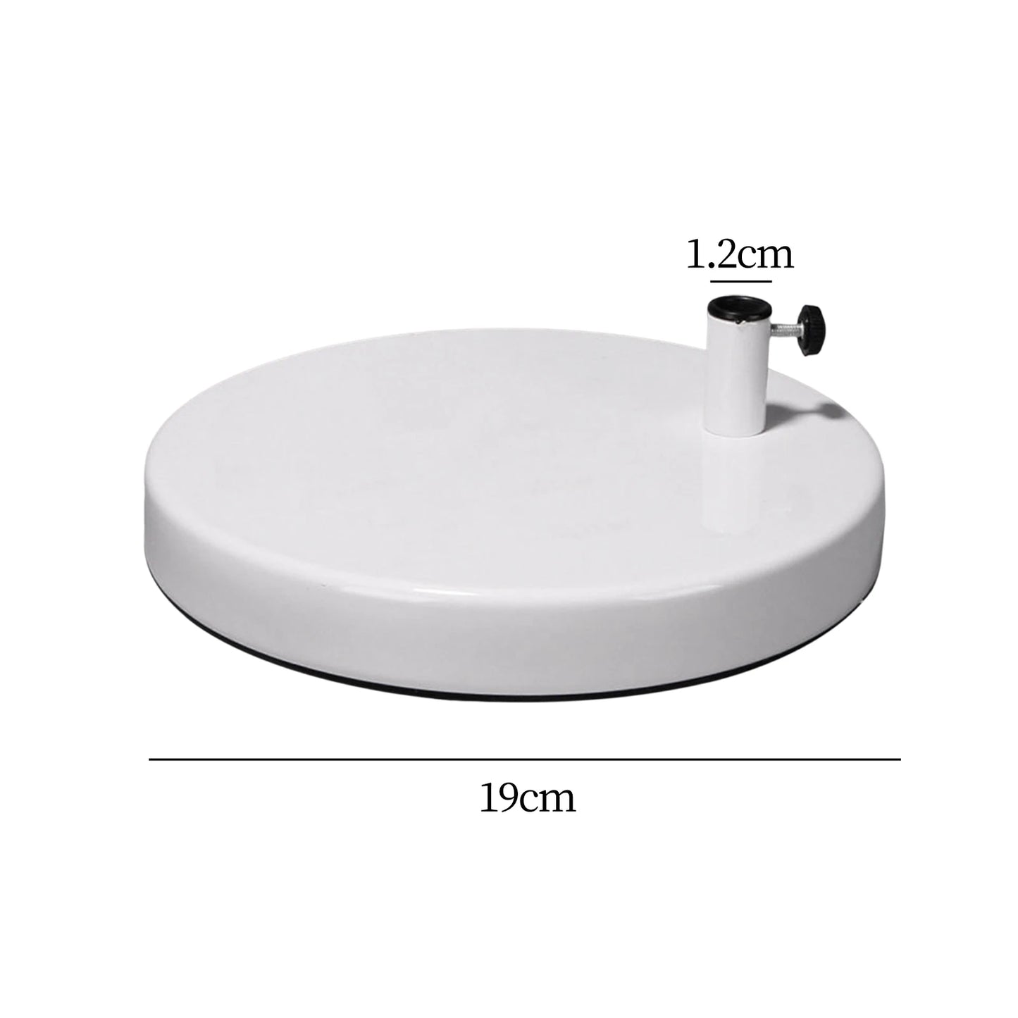 Metal Base for Table Lamp Weighted Base Bottom Plate DIY Desk Lamp Base for