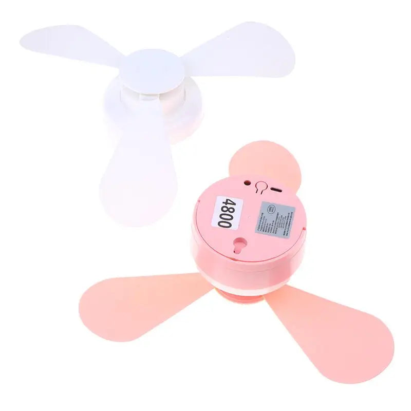 ventilateur de plafond USB Rechargeable Ceiling Fan With Light Remote Control Portable Small Fan Lamp Ceiling Fans For Bedroom