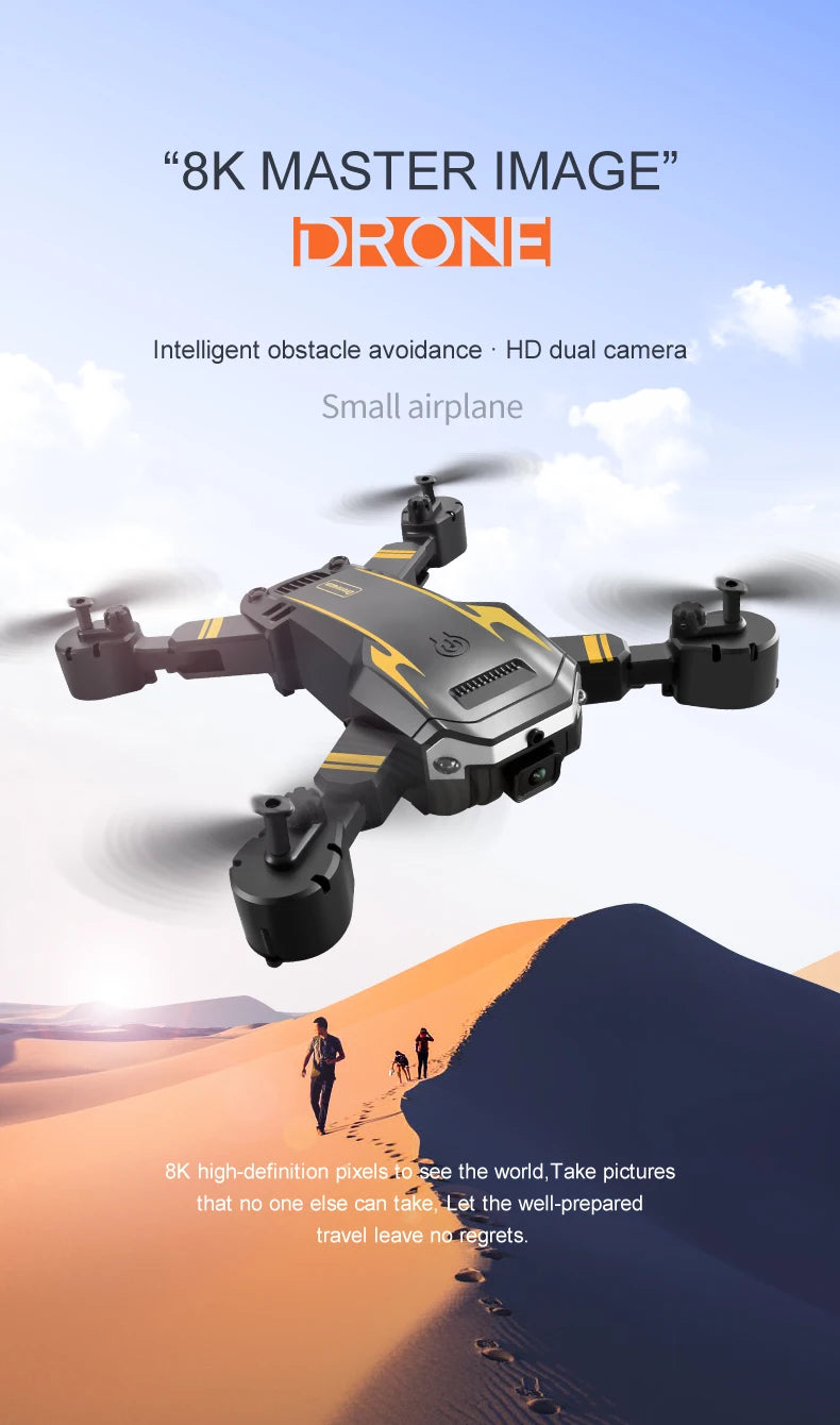 NEW G6 Mini Drone RC Camera Dron Remote Control Quadcopter Follow Me Helicopter Circle Fly Drones For Kids Toys Birthday Gift