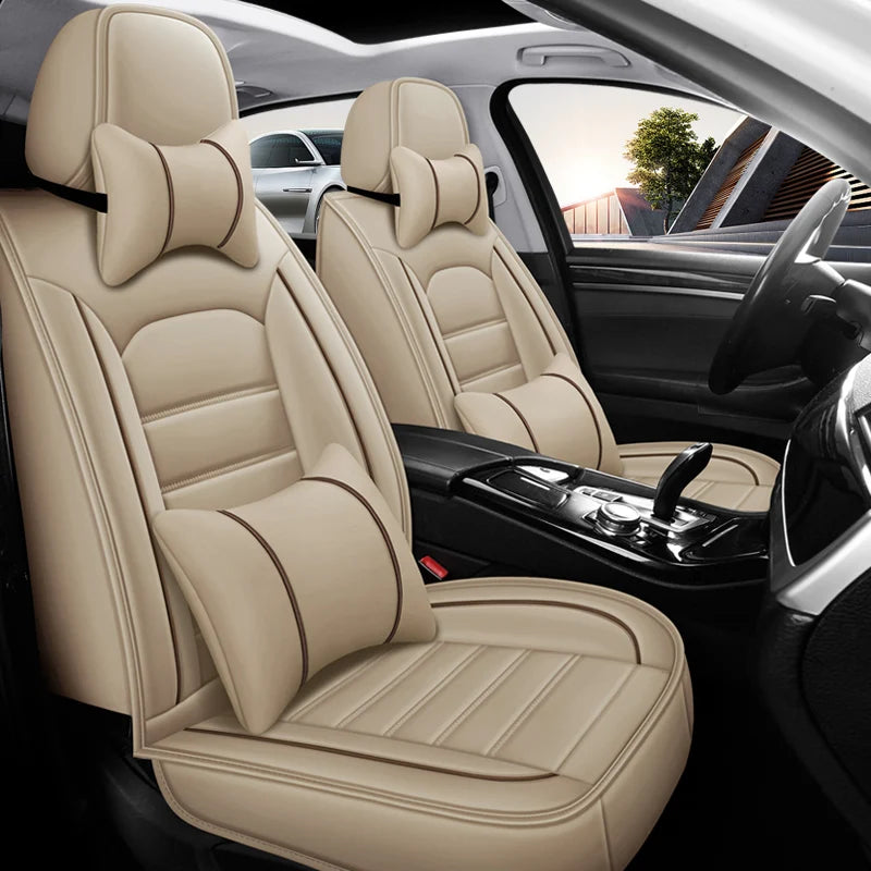 Universal Style Car Seat Cover for Volkswagen Touareg Golf ID3 ID4 X T-Cross Car Accessories Interior Details Seat Protector