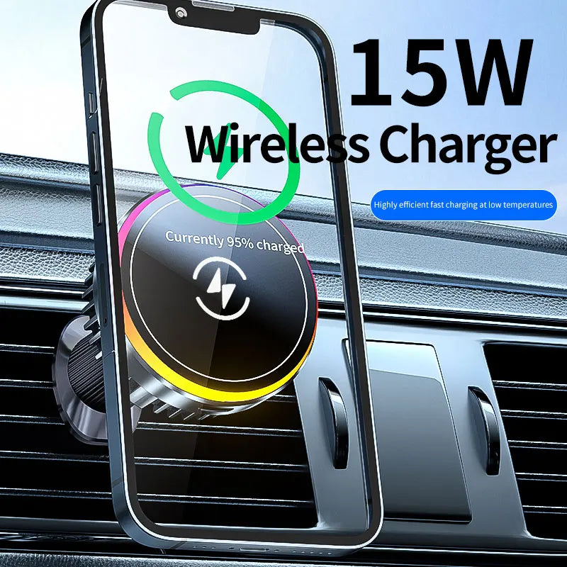 Car Phone Holder For AUDI A3 S3 8V 2014 2015-2020 Magnetic Wireless Charging Magsafe Dedicated Mobile phone stand Accessories