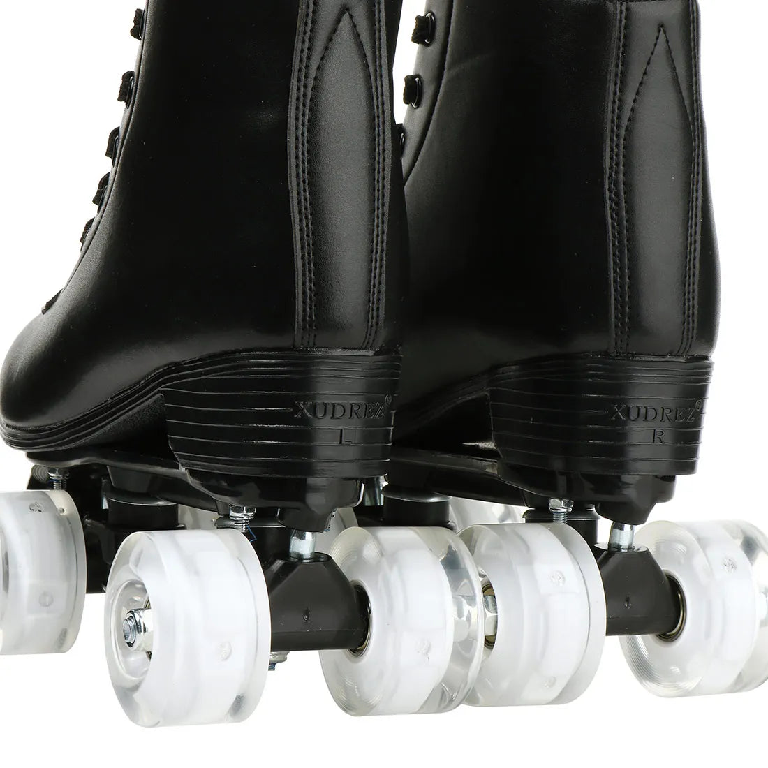 Roller Skate Shoes Size 34-45 4 Wheels Quad Sneakers Skating Pu Leather Sport Beginner Men And Women Roller Skating Shoes Gift