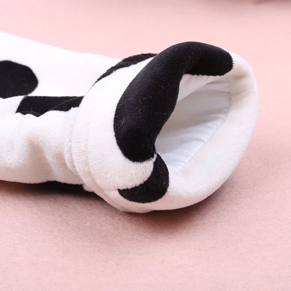Baby Winter Suits,Coat Pants Hooded Vest Set,Toddlers Cartoon Panda Flannel Cotton Clothing,Baby Boys Girls 3-Piece Warm Outfits