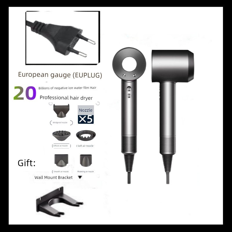 Hair Dryer For Home Negative Ion Top with High-Speed Hair Dryer Student High-Power Negative Ion Leaf-Free Hair Blowing Hair Dryer