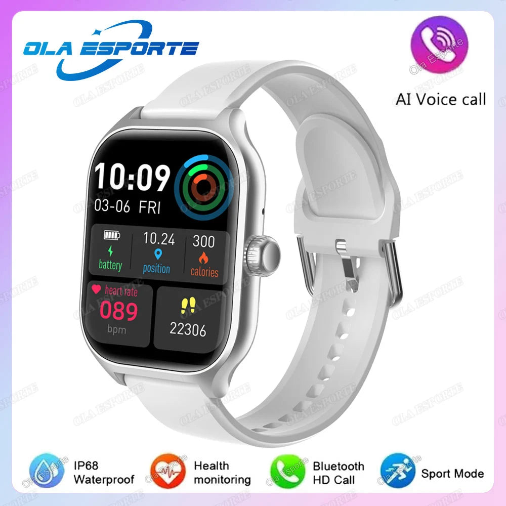 2025 New Military Smart Watch Men IP68 5ATM Outdoor Sports Fitness Tracker Health Monitoring 2.01Inch Bluetooth Call Smartwatch