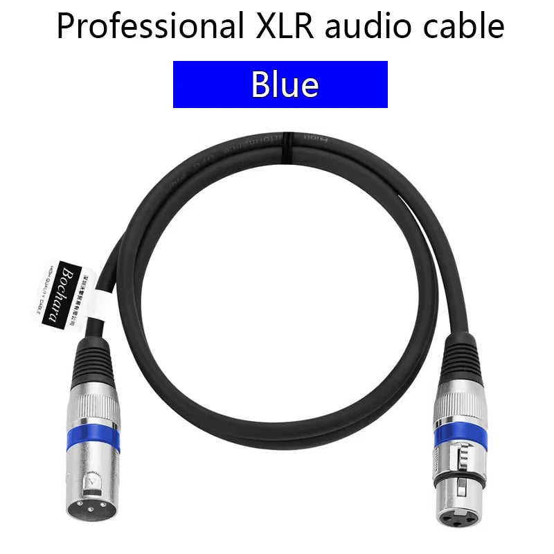 XLR Male to XLR Female Cable Professional Microphone Extension Cable For Recording Mixer Balanced Speaker XLR 3Pin Audio Lines