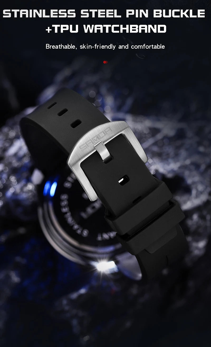 SANDA 2025Top Brand Luxury Fashion Men's Watches 30M Luminous Waterproof Quartz Wristwatch For Male Clock Calendar Relogio