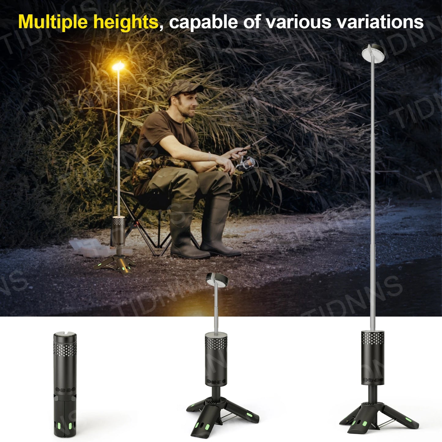 10000mAh Camping Light USB Rechargeable LED Emergency Lamp Outdoor Portable Lanterns with Magnetic for BBQ Tents Battery Bulb