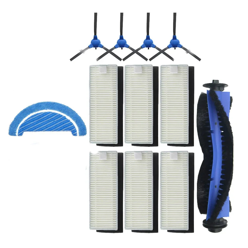 Replacement for Cecotec Conga 1090 / 1099 1790 Ultra Titanium Robotic Vacuum Cleaner Spare Parts Main Side Brush Hepa Filter Mop