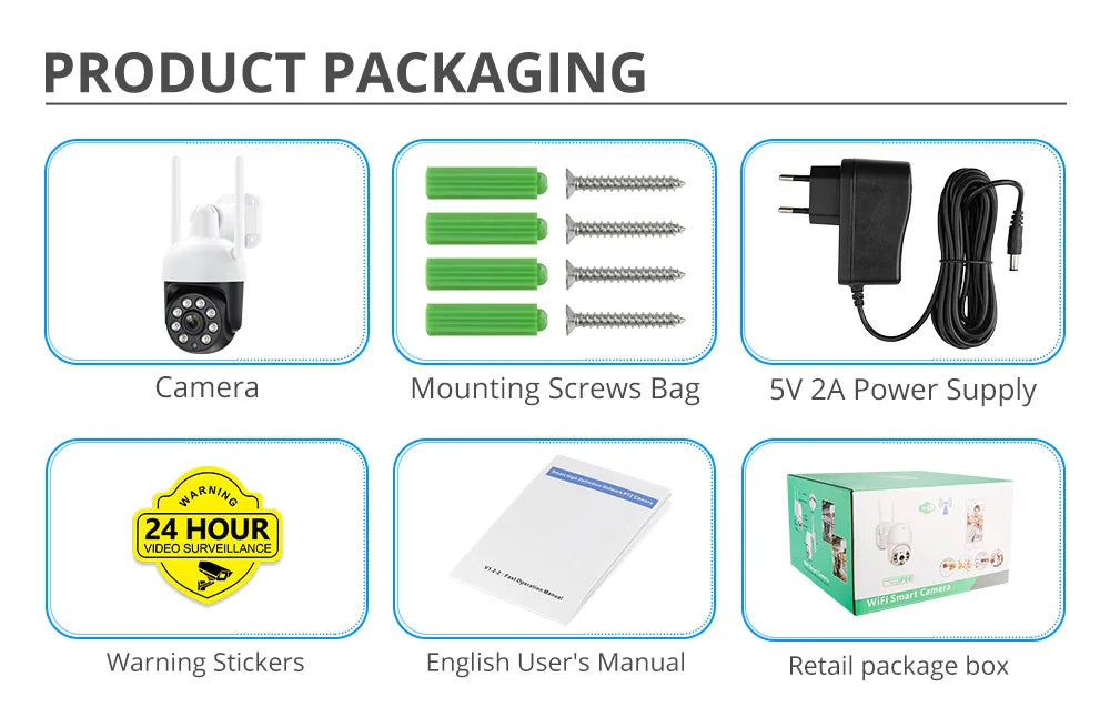 MISEC HD 4MP PTZ Wifi Wireless IP Camera Outdoor Human Detect  Two Way Communication Security Surveillance  Color Night Vision