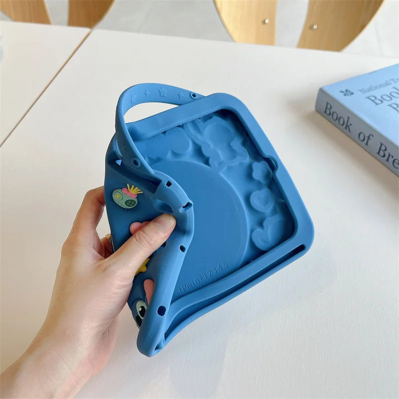 For Huawei Matepad Air 12 11.5 11 T10 SE 10.4 11.5 S 2024 C5 M6 10.1 12.1 in Cute Cartoon Stitch Silicone Tablet Protective Case