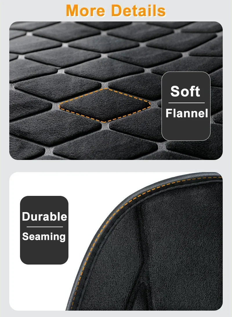 12-24v Heated Car Seat Cover 30' Fast Car Seat Heater Cloth/Flannel Warmed Heated Car Seat Protector 25W Heating Cover