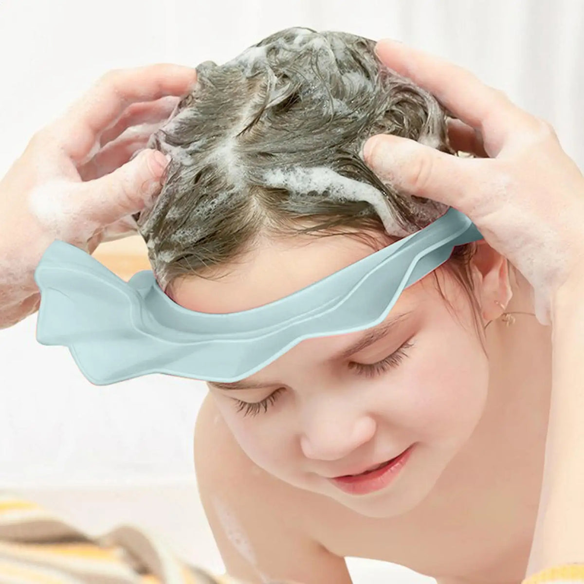 Baby Hair Washing Hat, Baby Adjustable Shower Cap, Bath Visor For Toddler, Splash-Proof Adjustable Shampoo Shower Protection Hat