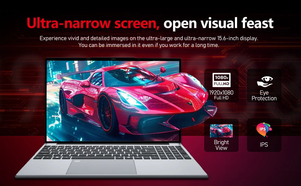 New 15.6" Gaming Laptop Intel Core I9 10980HK/9900 IPS 4K Gamer Computer 16GB RAM 1TB SSD M.2 Windows 11 Pro Office Notebook PC