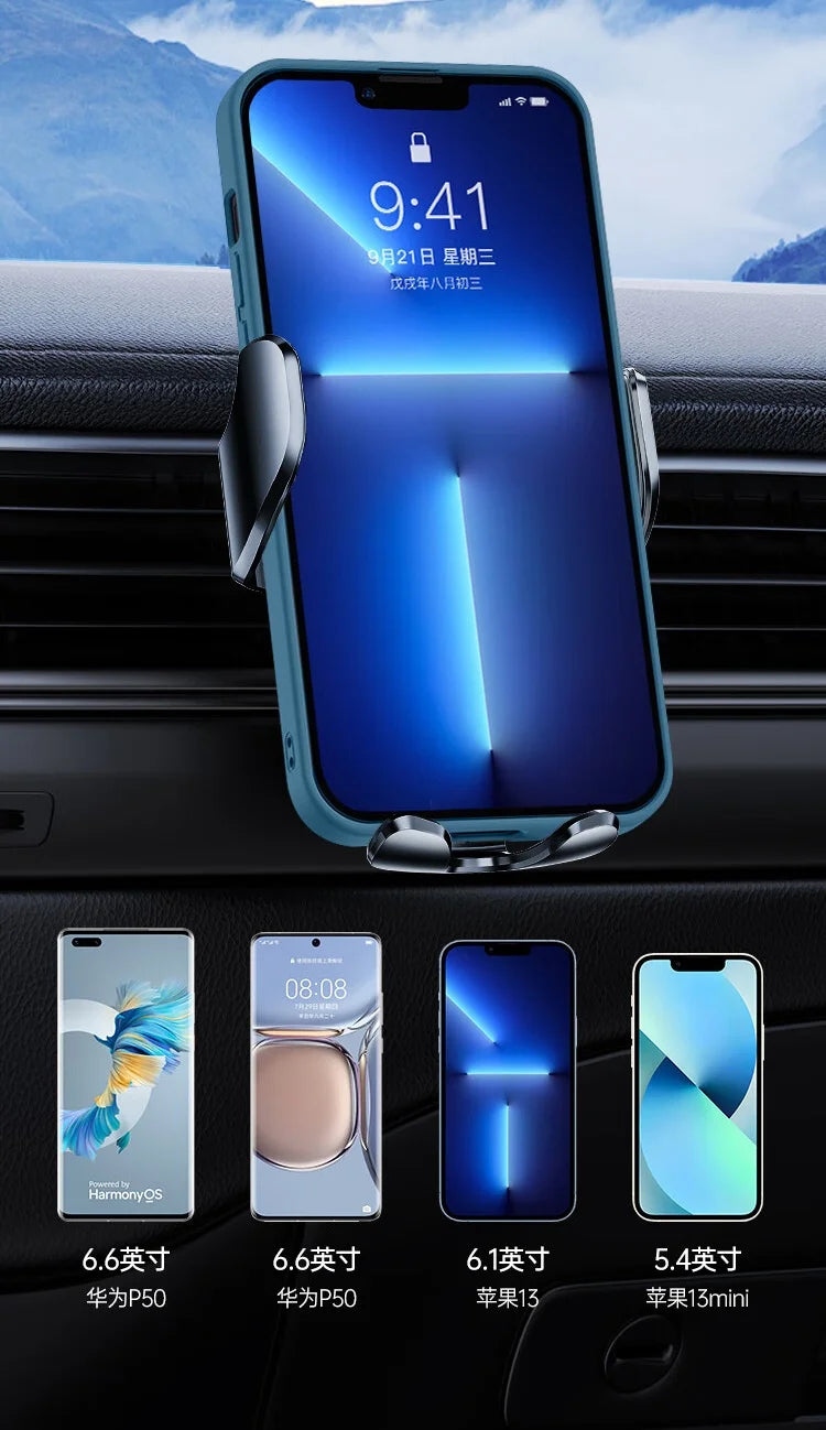 Car Phone Holder For Lexus ES 350 ES 300h ES 350h 2021 2022-2024 Wireless Charging Bracket Base Gravity Stand Phone Mount Base