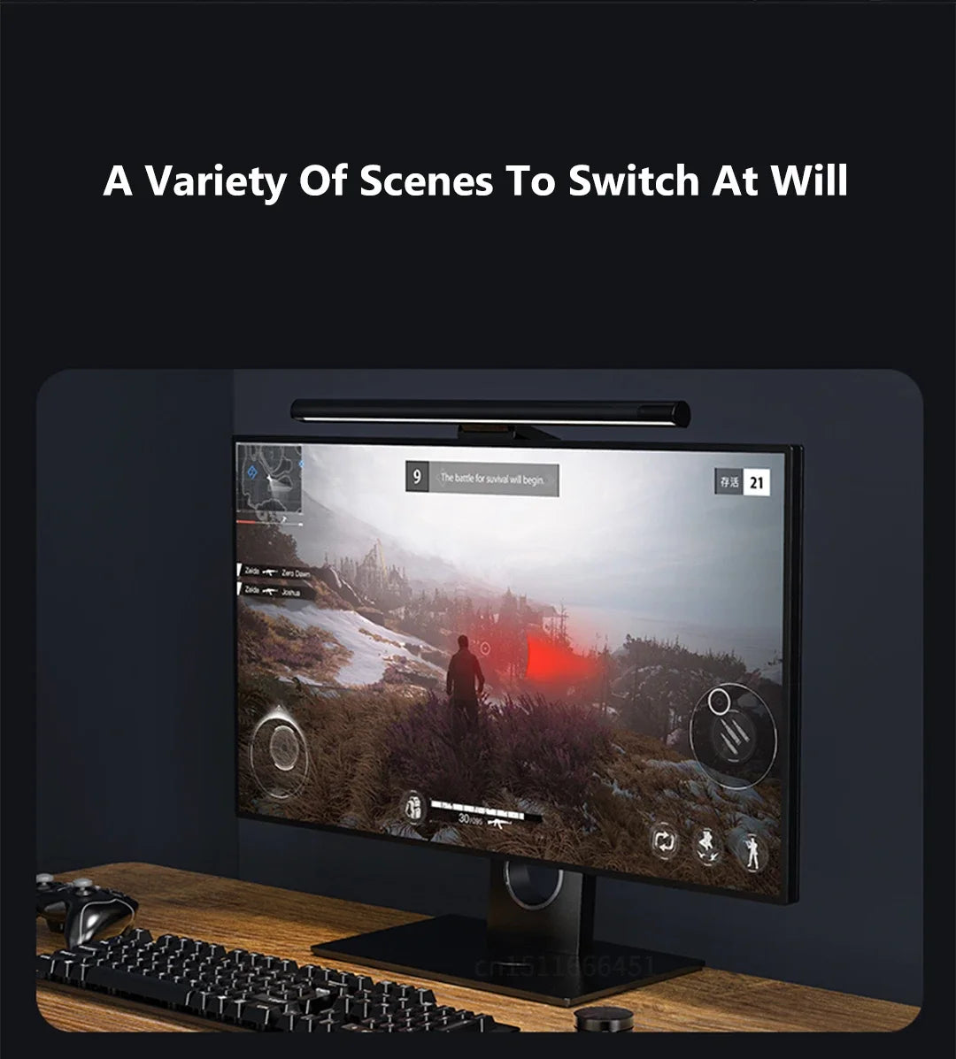 Youpin LYMAX L1 Desk Lamp Screen bar Display Hanging Light Eyes Protection PC Computer Monitor Light Bar Wireless Remote Control