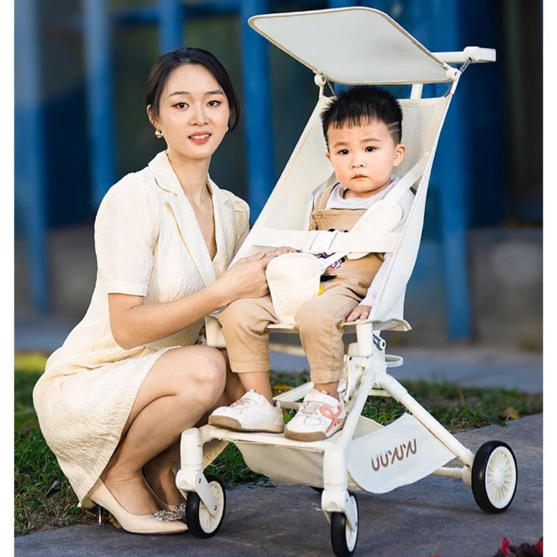 2025 new high-view baby stroller Ultra-light foldable travel stroller Portable outdoor baby Carriage Comfortable stroller