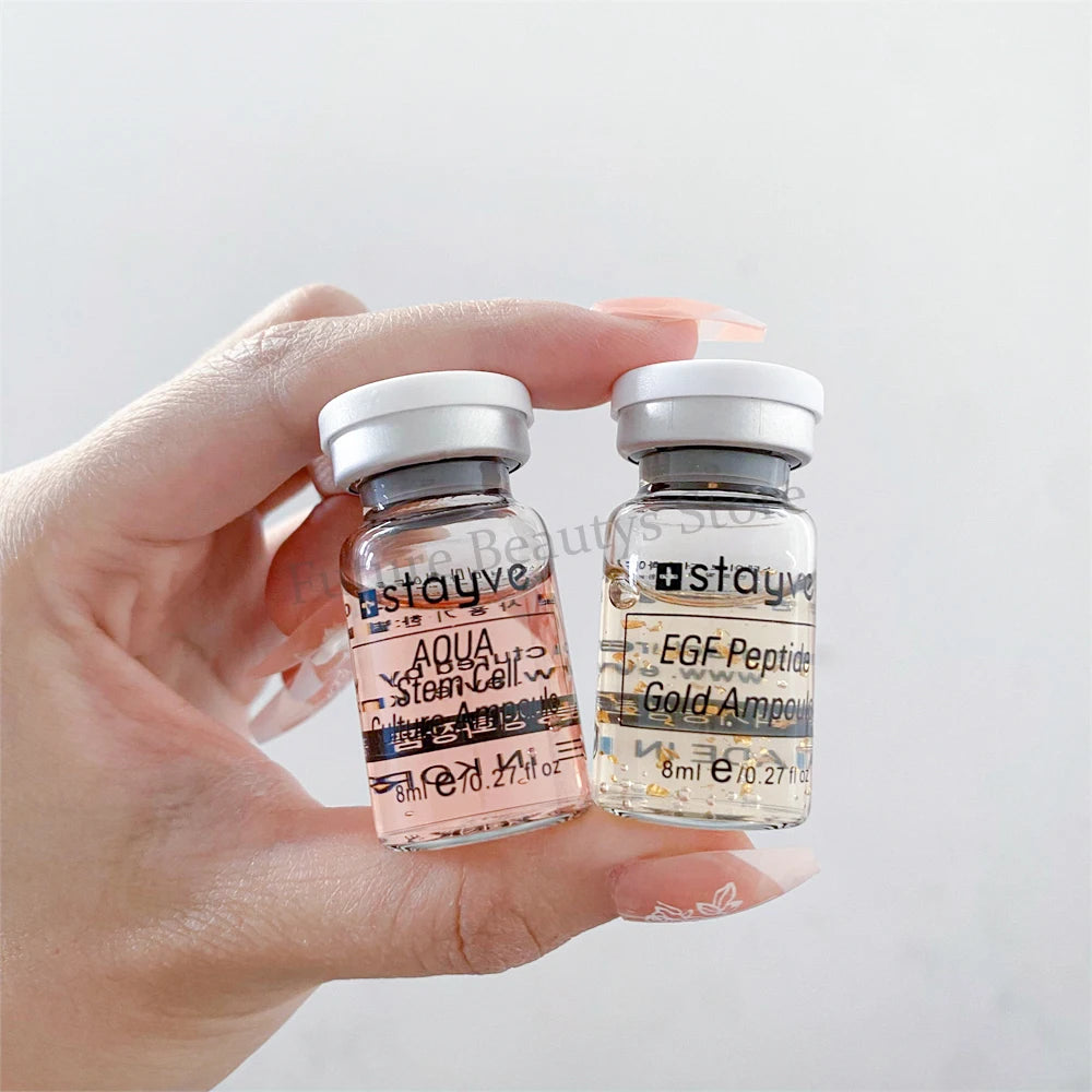 Korea Stayve BB Cream Glow Skin Booster Ampoule Kit Niacinamide/Salmon DNA  Face Foundation Moisturizing Cream Skin Care Beauty