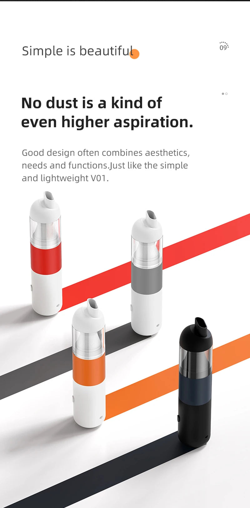 Xiaomi Car Vacuum Cleaner Super Strong Suction Power For Cars Wireless Handheld Small Portable Suction And Blowing Integrated