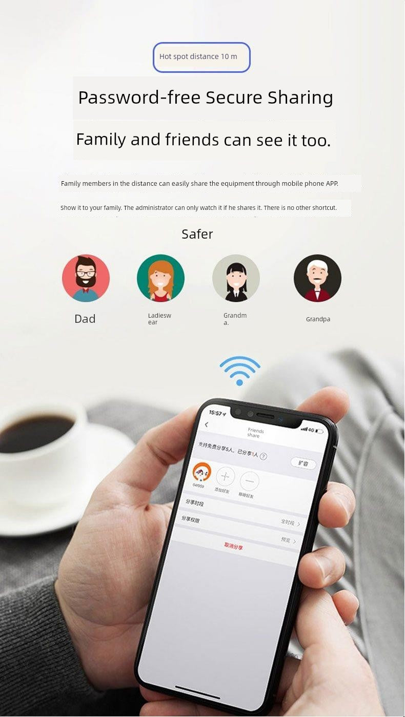 Wireless Surveillance Camera For Home WiFi Remote Outdoor HD Night Vision Door Punch-Free 1319