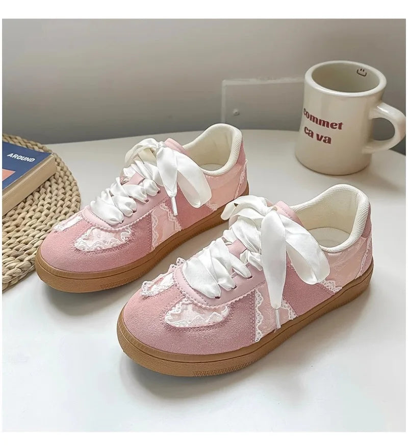 Women's Sneakers Luxury Brand Casual Shoes Light Comfortable Walking Shoes for Women Lace Up Flats Fashion Designer Ladies Shoes
