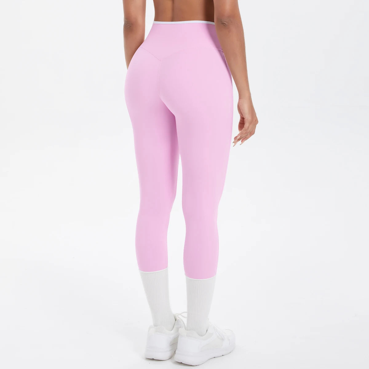 Women Cross High Waisted Sports Suit Breathable Fitness Running Workout Yoga Set Casual Pilates Sportwear Leggings