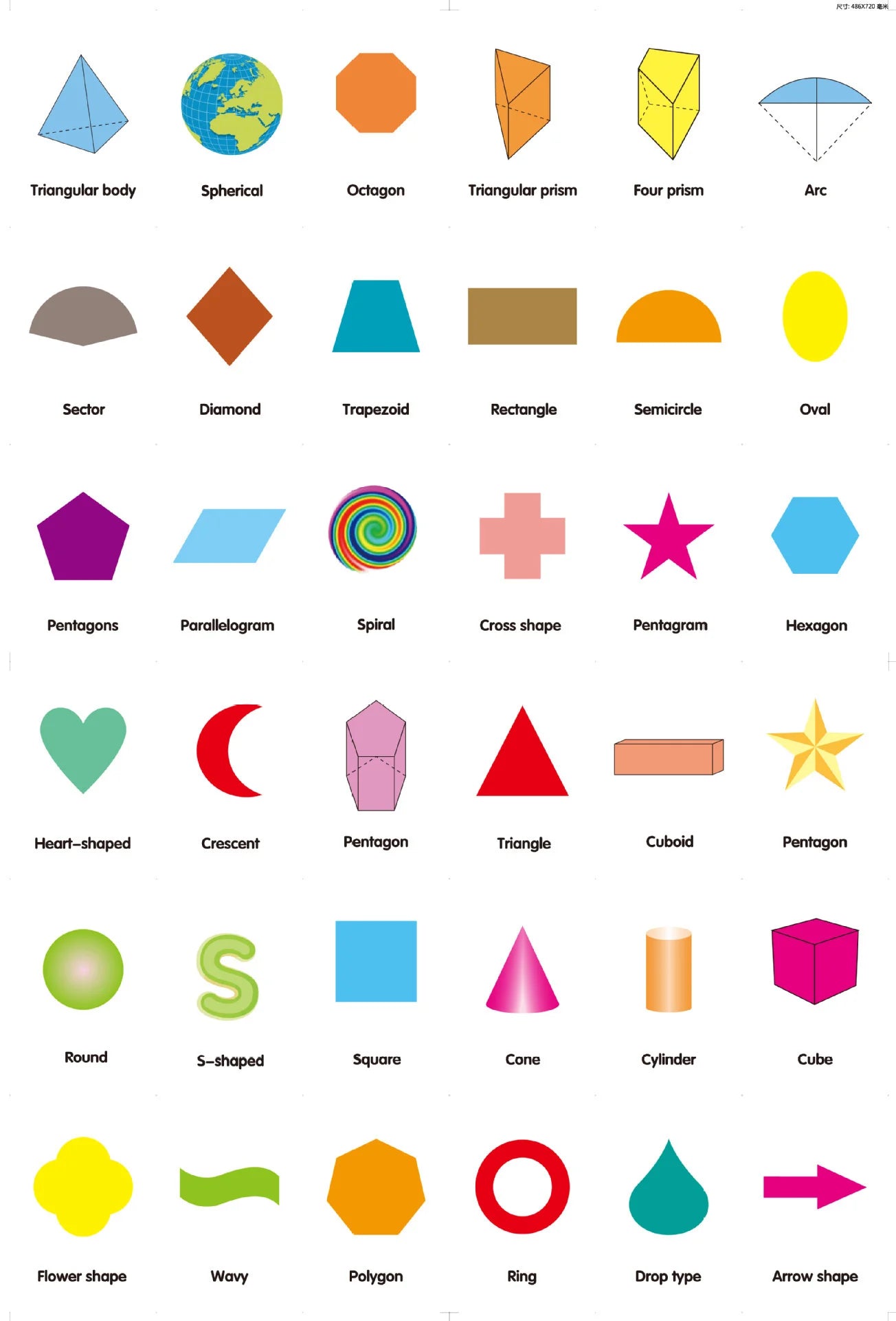 36Pcs Kids Cognition Card Shape Animal Color Teaching Baby English Learning Word Card Education Toys Montessori Material Gift