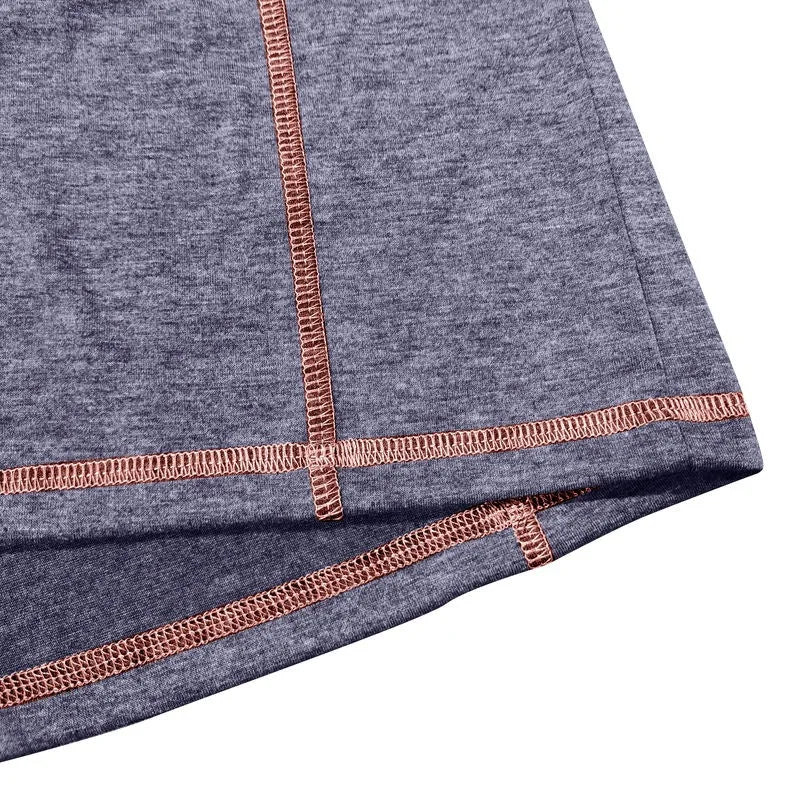 2025 Autumn Winter New Fashion Men's Casual Trendy Basic Henry Collar Long Sleeve Button Solor-coded T-shirts Male Clothes Tops