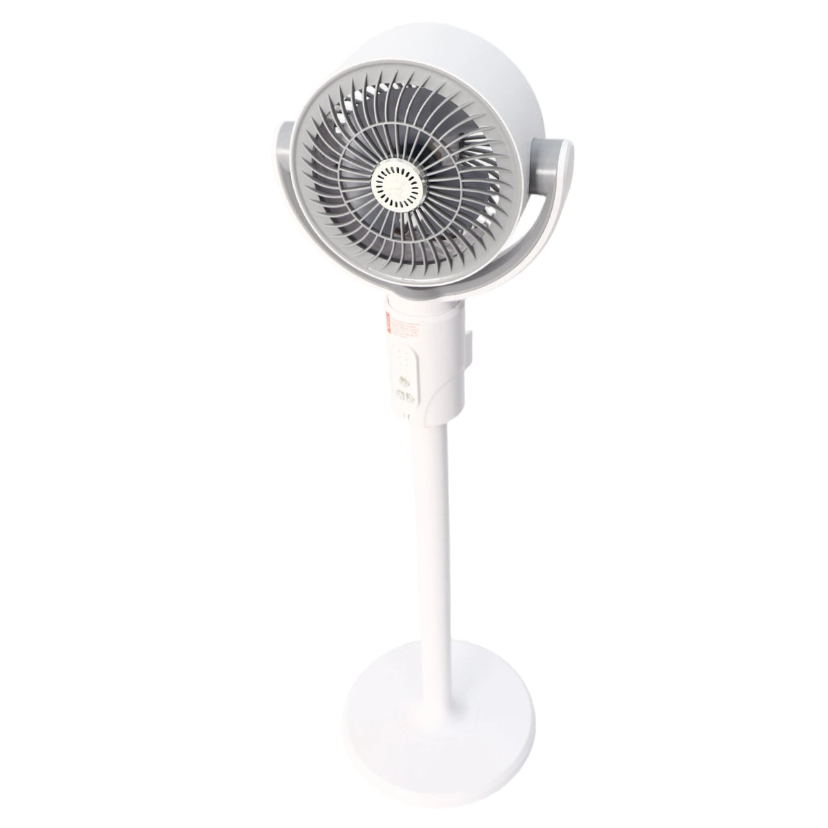Quiet Standing Fan with Remote Control 5 Wind Speeds 8h Timer Adjustable Height Floor Desk Oscillating Air Circulating Fan