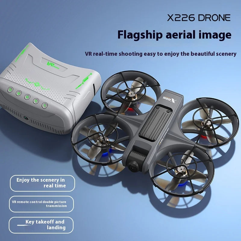 VR Professional Mini Drone for Kids with HD Camera Brushless Motor Optical Flow Positioning Remote Control Toy Quadcopter