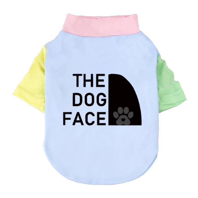 1 PC Pet T-Shirt, Cats & Dogs Soft Pure Cotton Teddy Bear Dopamine Vest. Shih Tzu, Siamese Cat Little Pet Daily Outfit