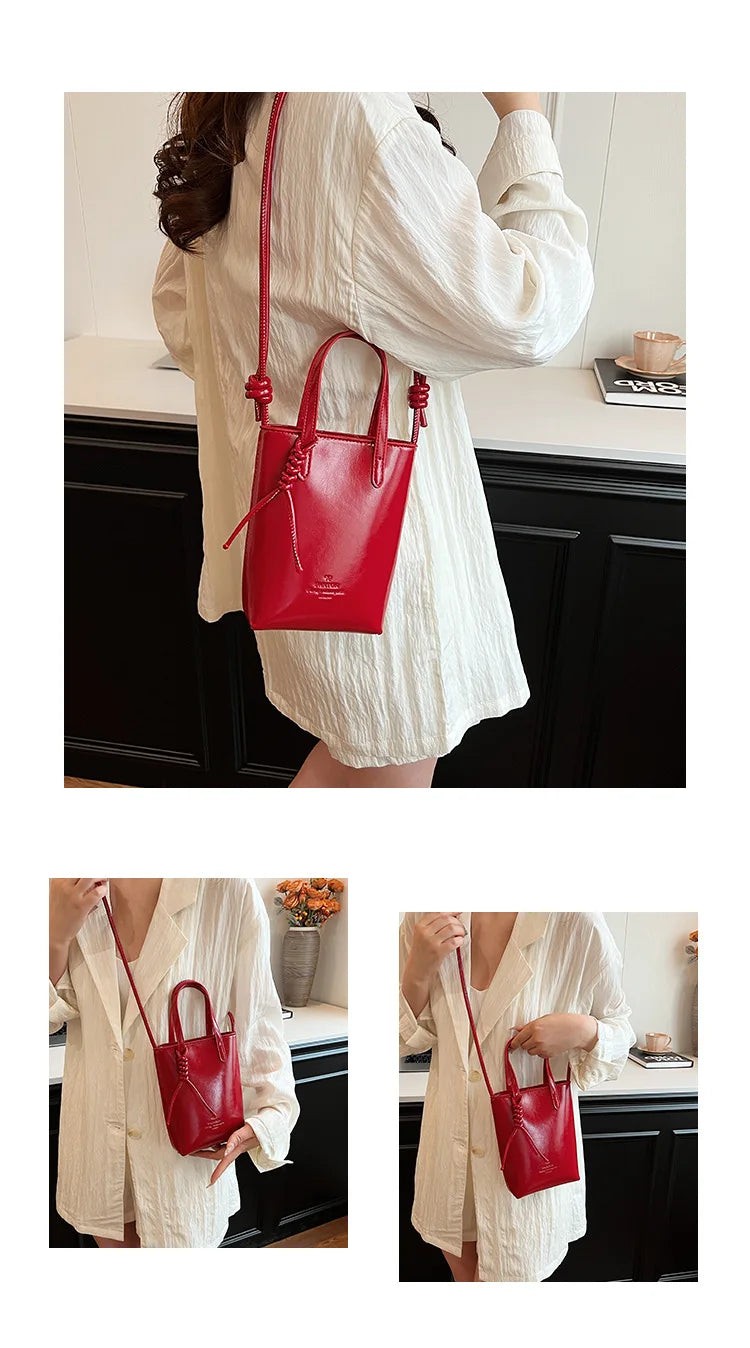 Women Handbags Female Pu Leather Shoulder Bags Luxury Large Capacity Crossbody Bags Solid Flap for Women Portable Phone Purse