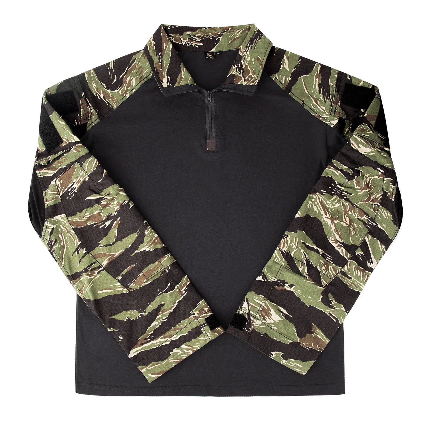 KRYDEX Combat G3 Shirt Tactical Hunting Outdoor Clothes Shirt with Elbow Pads Tiger Stripes Camo Ranger Green Gen3 Shirt