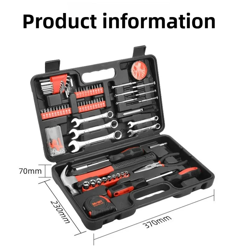 Multifunctional Tools Set Household Maintenance Portable Vehicle Tool Sets Professional Hammer Pliers Wrench Hand Tool
