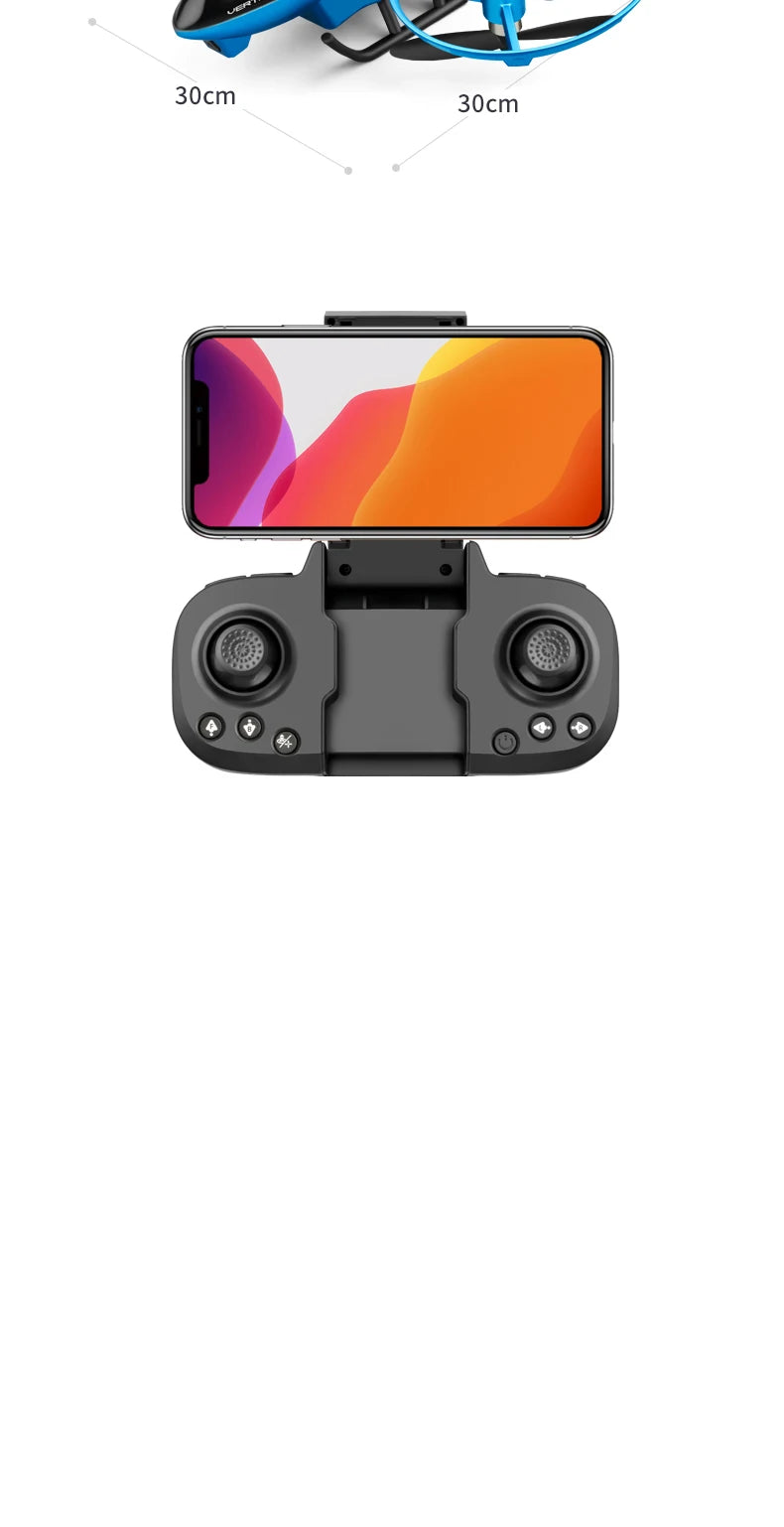 4DRC Mini M3 Drone RC Helicopter 2.4G 3D Aerobatics Altitude Hold Helicopter with Camera Remote Control drone Toys with Blue/Red